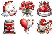 Romance Clipart, an Illustration by Design Market (Thumbnail 5 of 5)