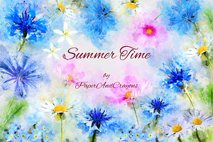 Summer Time Flowers PaperAndCrayons