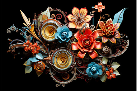 Fascinating Mechanical flowers, a Nature Photo by Ylivdesign