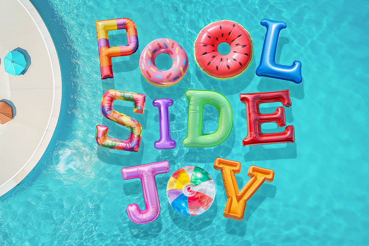 Summer In Pool, a Symbol Font by Voysla's Shop (Photo 7 of 9)