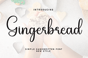 Gingerbread | Script Font, a Handwritten Font by Scratchones (Thumbnail 1 of 8)