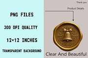 Christmas Wax Seal Clipart Bundle, an Illustration by SVGArt (Thumbnail 4 of 5)
