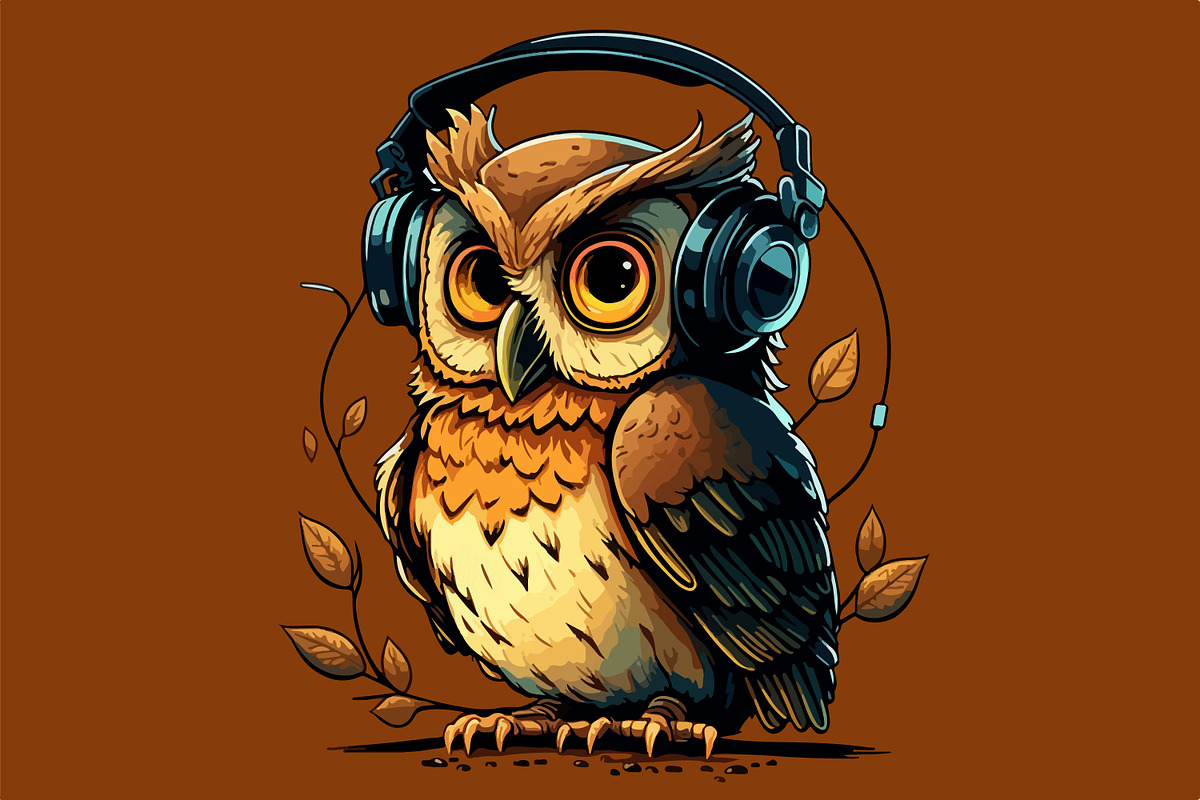 62 t-shirt designs. Big musical bund, an Animal Illustration by Fractal fonts & graphics (Photo 59 of 63)