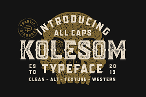 Kolesom Typeface