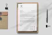 Clean Letterhead Template, a Stationery Template by ResumeDevisers (Thumbnail 4 of 6)