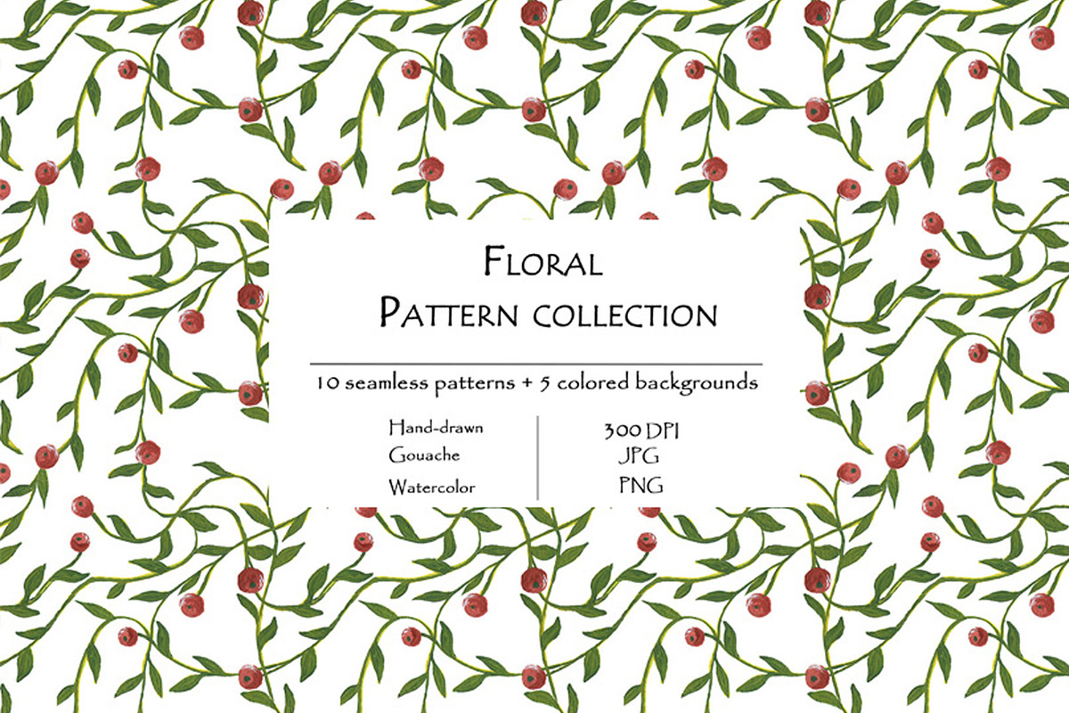 Floral Pattern Collection, a Pattern Graphic by Ann Bright (Photo 6 of 16)