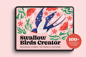 Swallow Birds Creator for Procreate