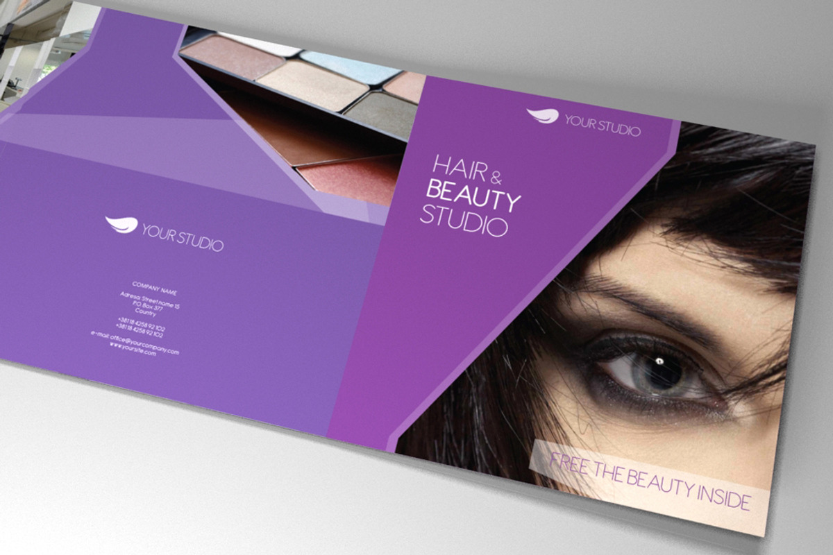 Indesign brochure Hair & Makeup, a Brochure Template by RudanStudio (Photo 4 of 7)