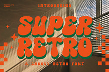 Super Retro - Groovy Retro Typeface
