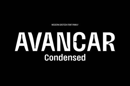 Avancar Condensed Font Family