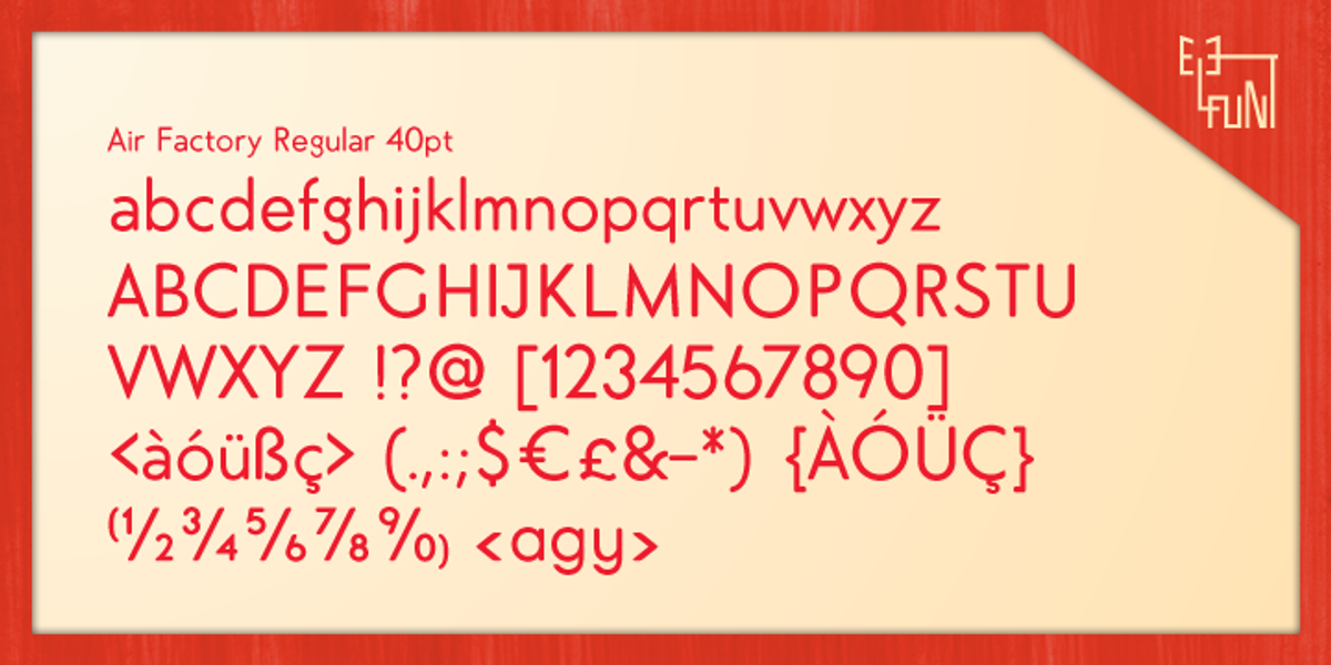 Air Factory Rounded, a Sans Serif Font by Khaito Gengo (Photo 3 of 5)