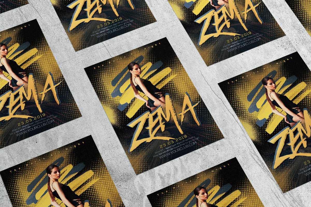 Zema Night Party, a Flyer Template by What a Story (Photo 4 of 5)