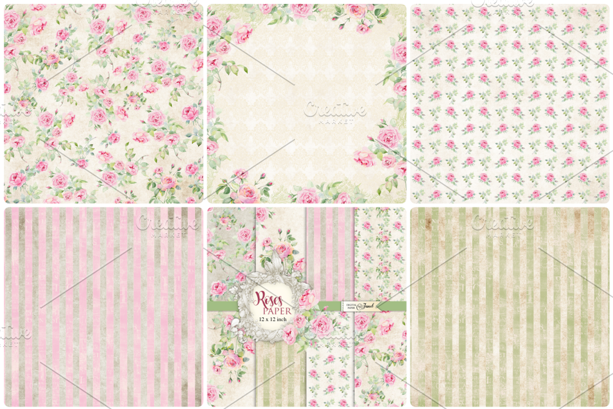 Roses Paper, a Decorative Illustration by helloPAPER (Photo 2 of 2)