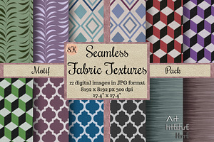 84 Seamless Fabric Textures 8K Paper