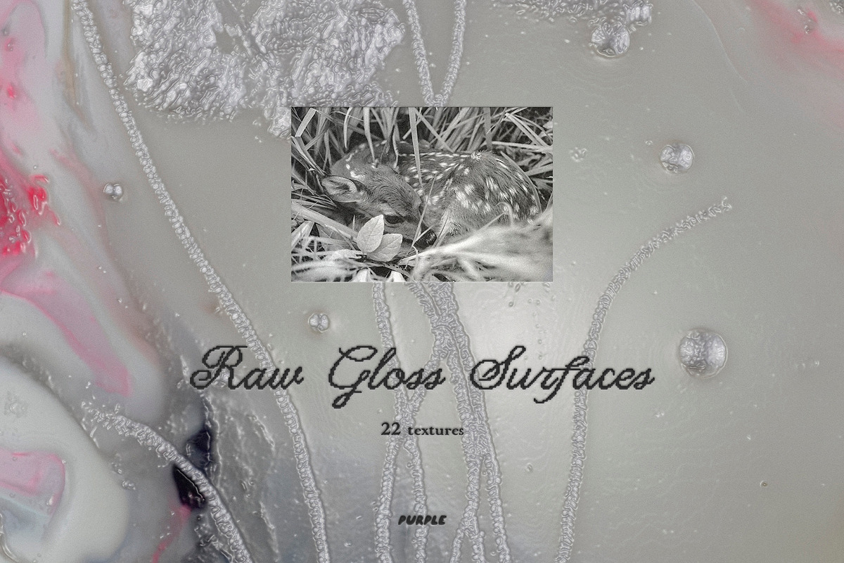 Raw Gloss Surfaces: Tactile Textures, a Texture Graphic by Purple (Photo 7 of 7)