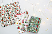 Elegant Christmas patterns bundle, a Seasonal Illustration by Yuliya Derbisheva (Thumbnail 2 of 10)