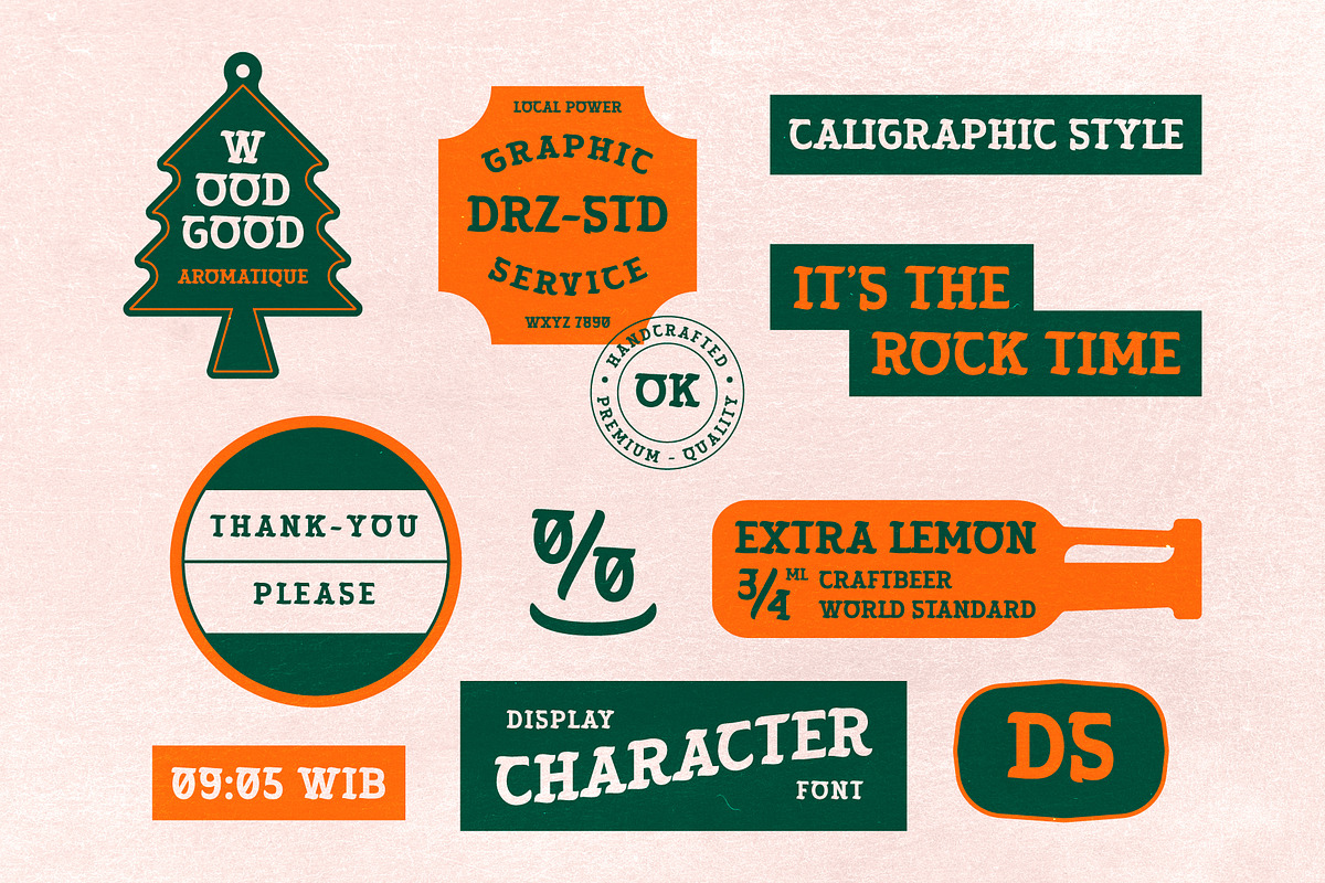 Landrose – Caligraphic Display Serif, a Serif Font by Drizy (Photo 8 of 10)
