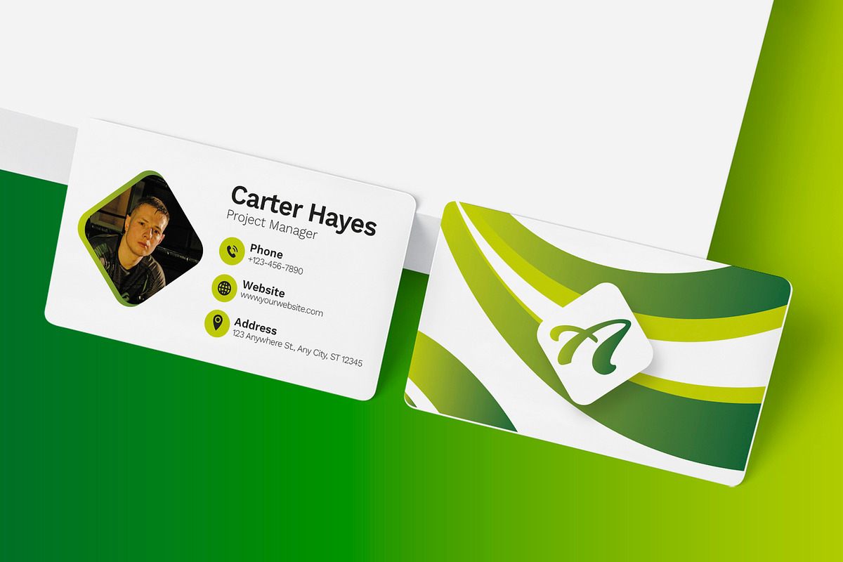 Activewear - Business Card, a Business Card Template by Esensifiksi.studio (Photo 2 of 3)