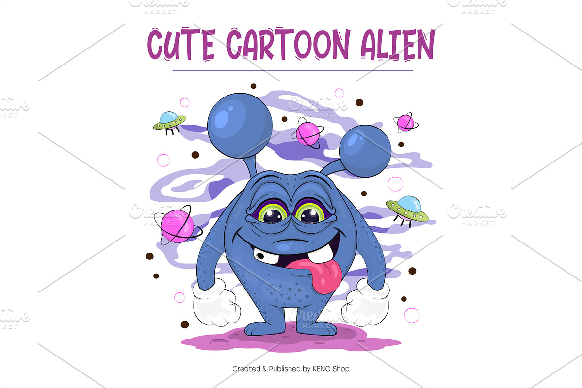 Set of cute cartoon animals, an Animal Illustration by KENO Mascots (Photo 9 of 9)
