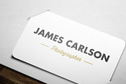 Gold Rush Business Card, a Business Card Template by Lucas Alexander (Thumbnail 1 of 3)