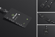 ID Card Mockup, an Advertising Mockup by Pikachudesign (Thumbnail 1 of 5)