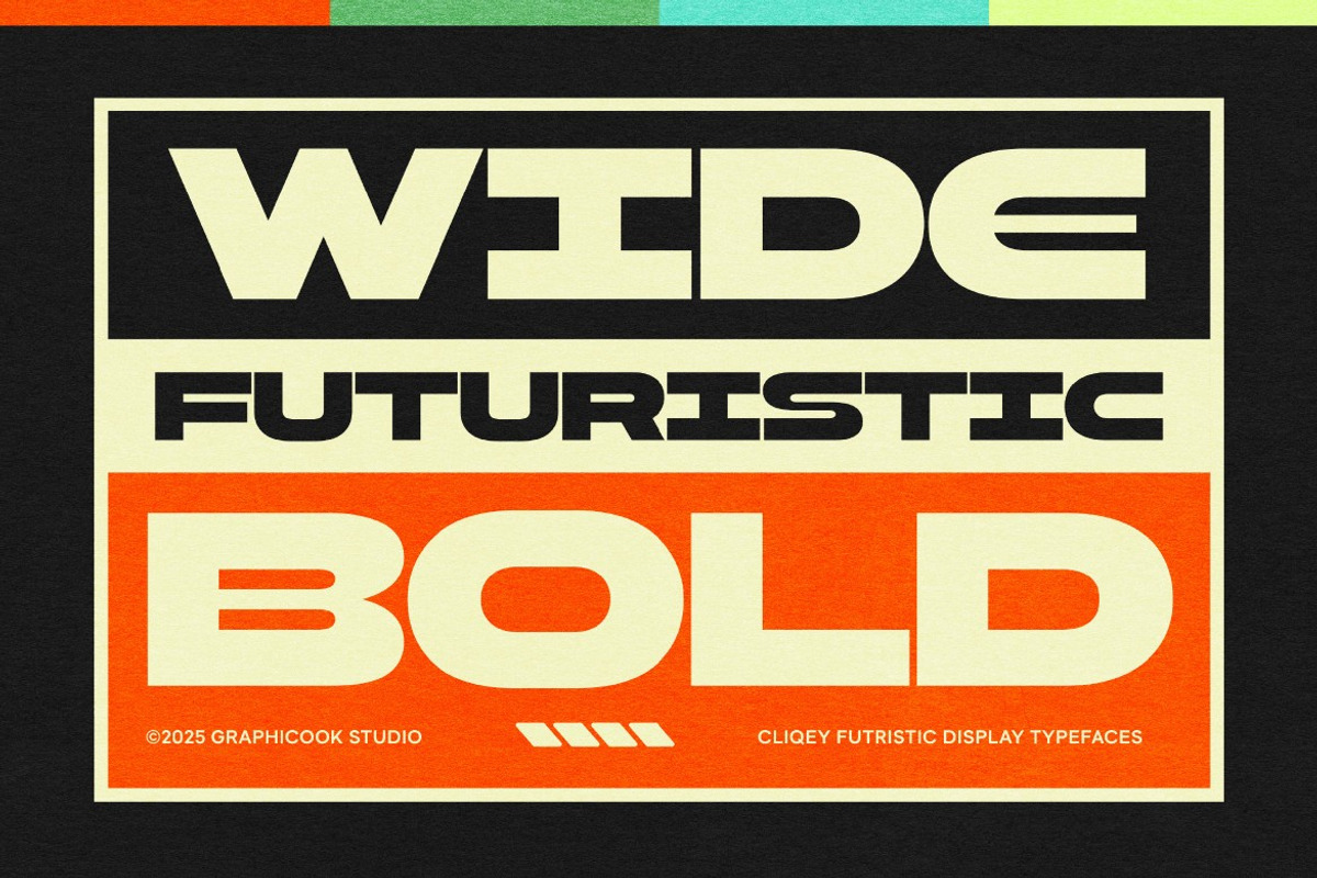 Cliqey, a Sans Serif Font by graphicook (Photo 2 of 10)