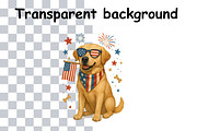 Patriotic Pup PNG – Sublimation, a Seasonal Illustration by Smillyy Threads (Thumbnail 2 of 6)