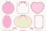 Coquette Frame Clipart, a Decorative Illustration by TitaLivingArt (Thumbnail 2 of 10)