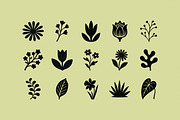 Flora Elements: 208 Botanical Shapes, an Object Graphic by pixelbuddha.net (Thumbnail 6 of 7)