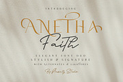 Anetha Faith Signature Font Duo, a Serif Font by Anxiety Studio (Thumbnail 2 of 16)