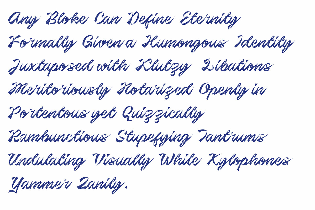 Berlin Script - A Display Script, a Script Font by Brainware Graphic (Photo 5 of 5)
