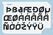 Dragnes - Futuristic Sci-fi Font, a Sans Serif Font by Drizy (Thumbnail 7 of 10)