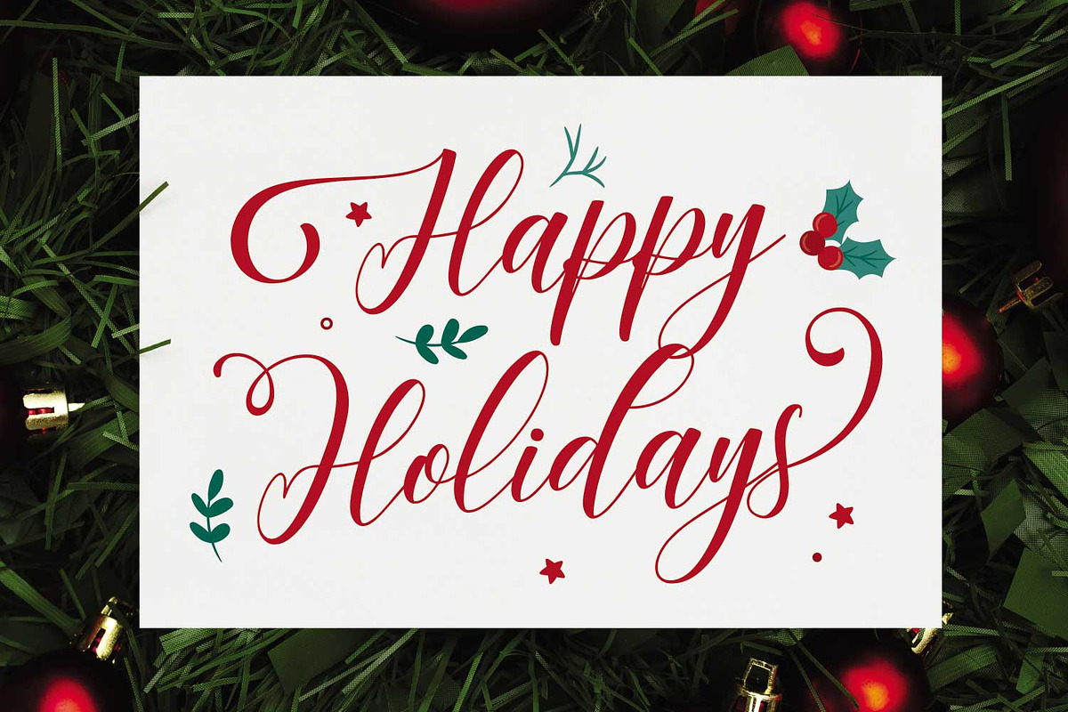Beloved Christmas, a Script Font by Mozatype (Photo 3 of 19)