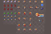 64X64 ACTION RPG GAMEPACK, a Graphic by Fassous game assets (Thumbnail 2 of 3)