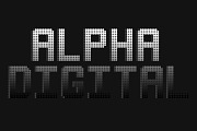 Alpha Digital Font, a Symbol Font by THE MOCKUP SHOP (Thumbnail 1 of 3)