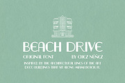 BEACH DRIVE: Vintage Florida Beach, a Font by Chez Núñez (Thumbnail 3 of 4)