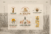 SouthWestern fonts & logo templates, a Branding & Logo Template by Fat Hamster (Thumbnail 2 of 9)