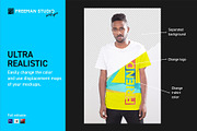 4 Friends T-Shirt Mockup Set, a Shirt Mockup by Freeman Studio (Thumbnail 3 of 13)