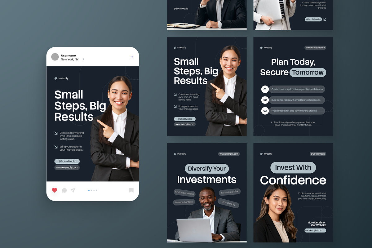 Financial Investment Instagram Post, a Social Media Template by Annora Studio (Photo 6 of 6)