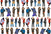 10 People Taking Photos Cutouts kit, an Object Graphic by DanFLCreativo (Thumbnail 3 of 6)