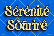 Aquene 3D, a Serif Font by Craft Supply Co. (Thumbnail 4 of 8)