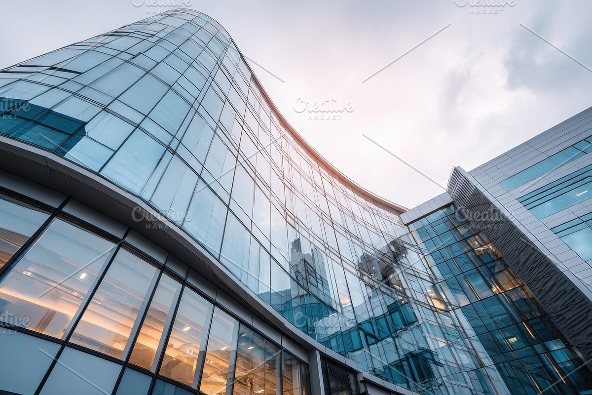 Modern building with glass design, a Photo by Beautiful things (Photo 1 of 2)
