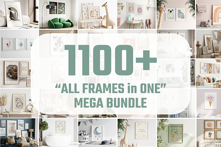 Frame Mockup Bundle: All Frames in 1