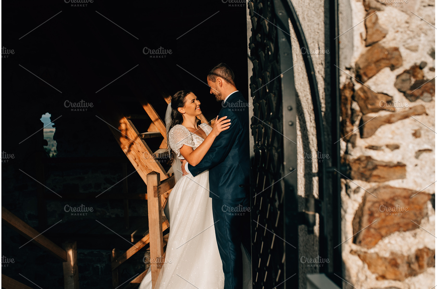 Portrait of beautiful wedding couple, a Person Photo by HalfPoint