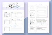 Weekly Daily Planner Layout, a Stationery Template by ContestDesign (Thumbnail 2 of 3)