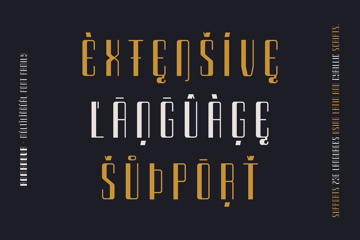 Romanova – A Luxury Font Family, a Sans Serif Font by alpercakici (Photo 7 of 19)
