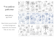 Sketch Tropical Forest Patterns, a Pattern Graphic by Jeanna Draw (Thumbnail 5 of 14)