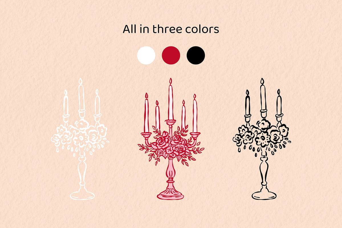 Timeless Love — Wedding Set, an Object Illustration by Idressart (Photo 9 of 17)