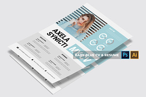 Baby Blue CV & Resume