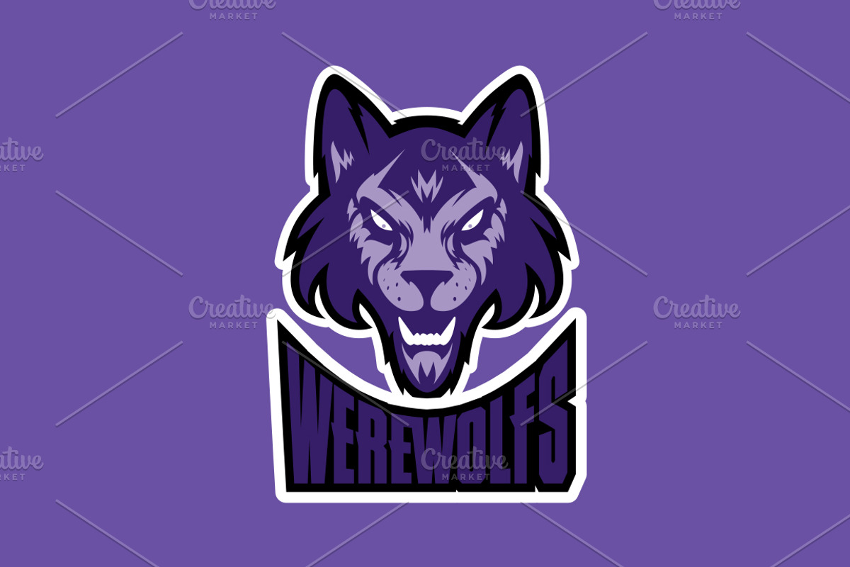 Werewolf sport logotype, a Branding & Logo Template by Mister Chek (Photo 4 of 6)